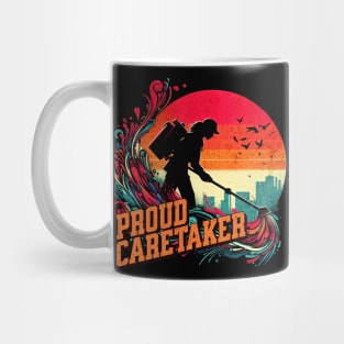 Proud Caretaker Woman Untold Heroes Design Mug